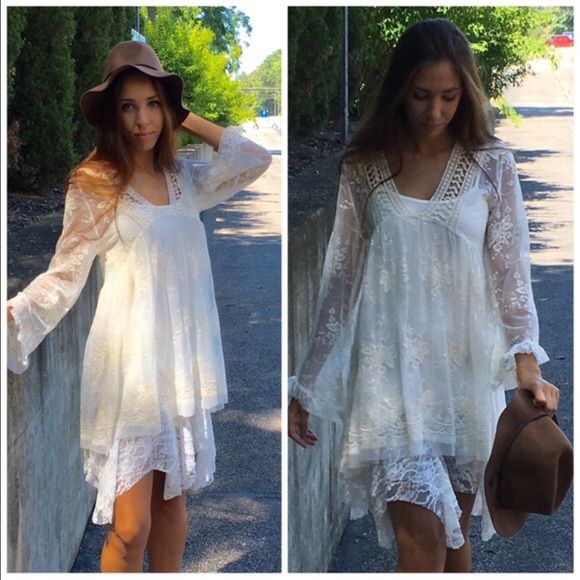 🆕Vintage Embroidered Lace Dress - Picture 3 of 3