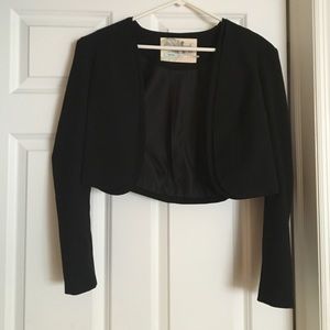 Military style cropped jacket