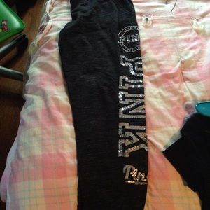 Vs pink bling sweatpants
