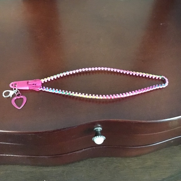 Small rainbow zipper bracelet - Picture 2 of 2