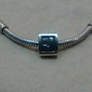 Pandora "J" Charm *Retired*
