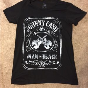 Johnny Cash Black Tee