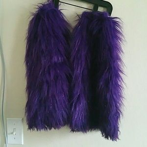 Purple fluffies,  bought from Stage of Hollywood.
