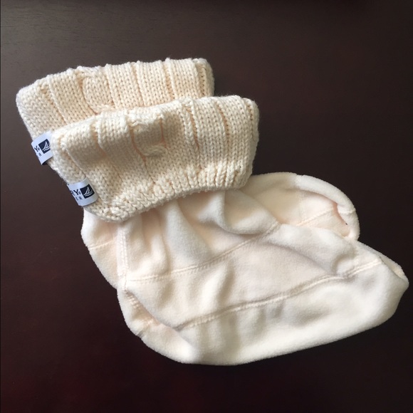 Sperry short rain boot fleece socks