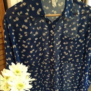 🌱AA Chiffon Daisy Blouse