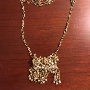 J. Crew Layering Crystal Necklace