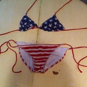 American flag bikini