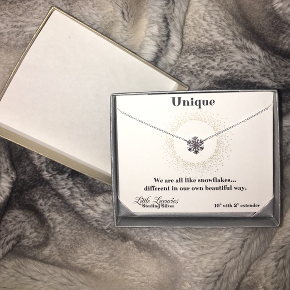 Unique snowflake necklace!