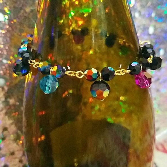 New Nordstrom Multi Colored Crystal Bracelet