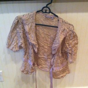 Adorable lace jacket