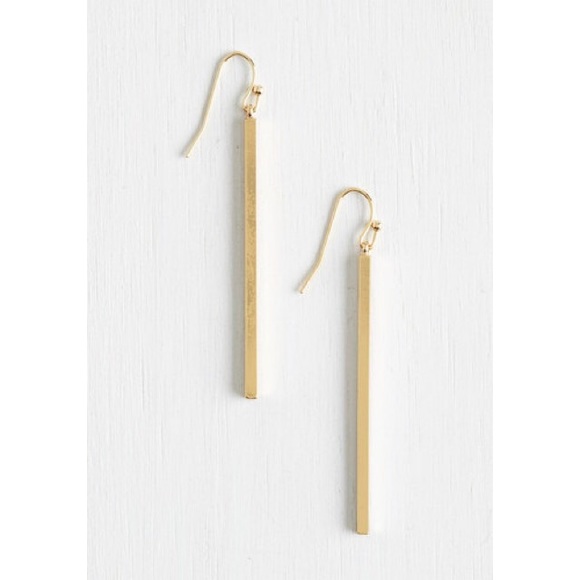 ModCloth Key to Simplicity Earrings