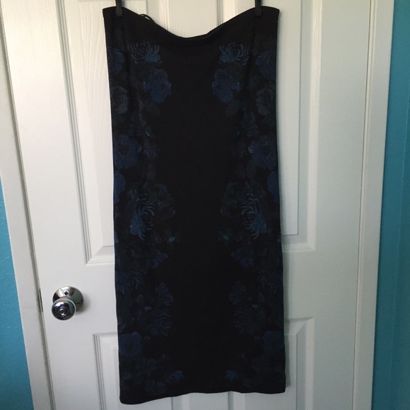 Free People stretchy pencil skirt