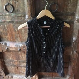 Old Navy Polka Dot Blouse