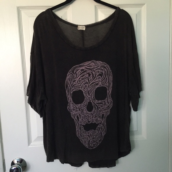 John Galt for Brandy Melville skull top