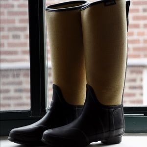 Hunter canvas rain boots