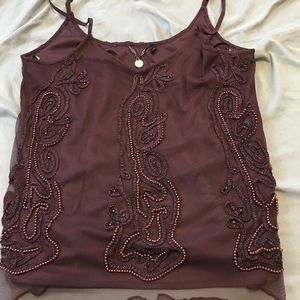 Maroon BKE boutique tank top