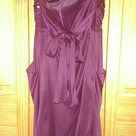 Purple semiformal dress - Picture 2 of 2