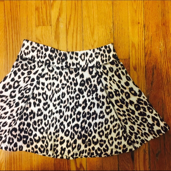 PJK Clarence Leopard-Print Skirt