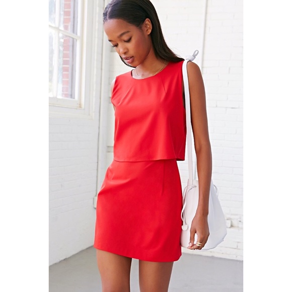 Silence + Noise Red Dress - Picture 2 of 4