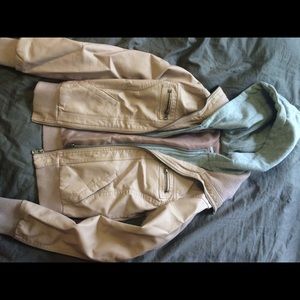 Pink plush colored jackets