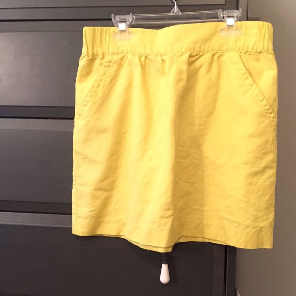 Banana Republic Yellow Skirt