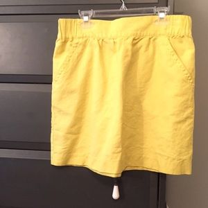 Banana Republic Yellow Skirt