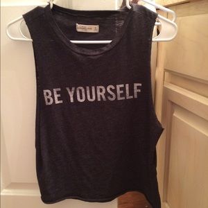 Gently used muscle tee