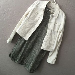 Cute grey t shirt dress ! Never worn !