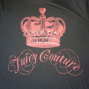 {Juicy Couture} Gray Crown Tshirt