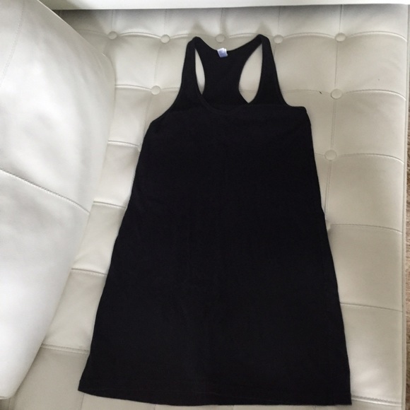 American Apparel raceback dress in small--black