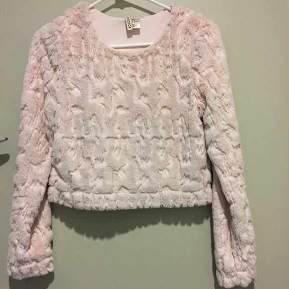 Short suede top