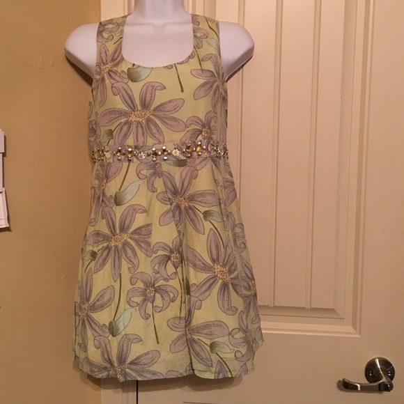 Mac & Jac sleeveless zippered blouse