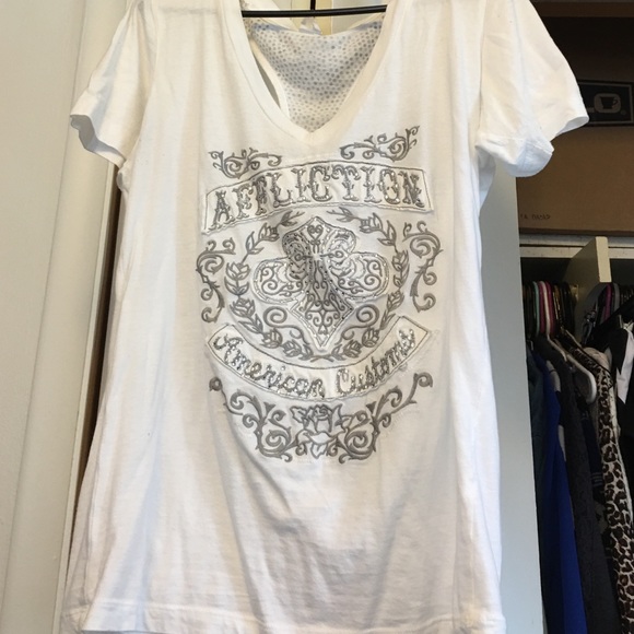Affliction jeweled shirt