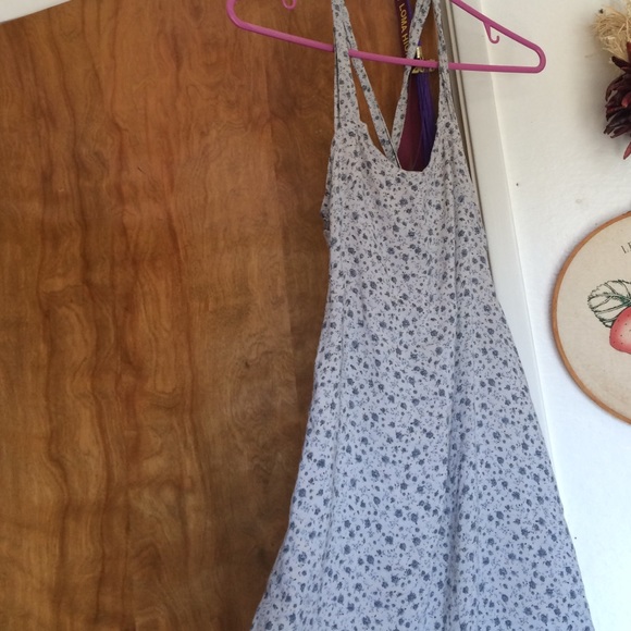 Brandy Melville blue floral dress