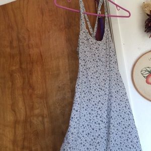 Brandy Melville blue floral dress