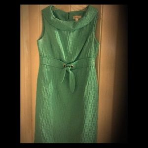Sleeveless Sage Green dress