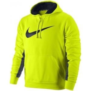 NIKE LONG SLEEVE HOODIES EXTRA LARGE NEON GREEN