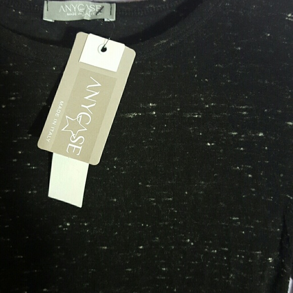 Anycase Black speckle tshirt - Picture 2 of 3