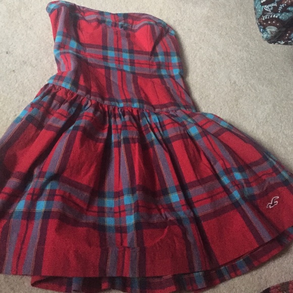 Hollister plaid dress