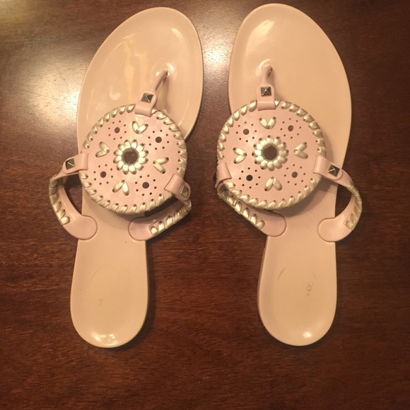 Pink Jelly Jack Rogers