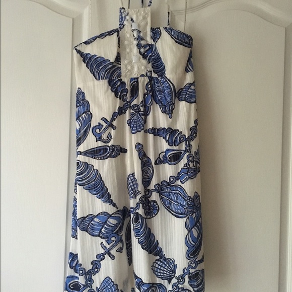 Lilly Pulitzer Seashell Halter dress