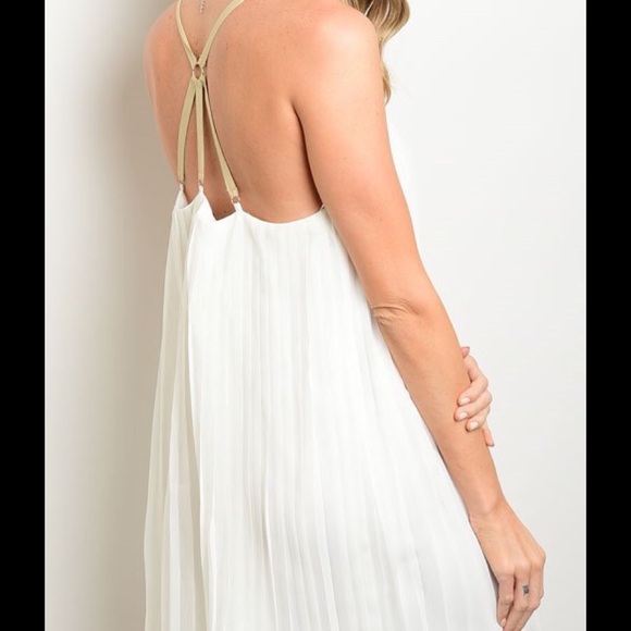 LAST ONE Stunning White Dress - Picture 3 of 3