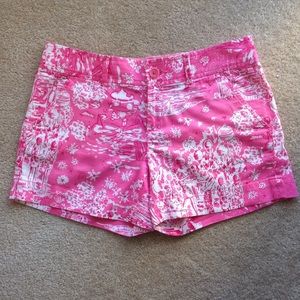 SOLD Lilly Pulitzer skinny dippin shorts, size 4