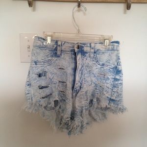 High waisted shorts