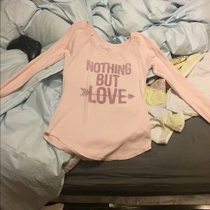 Graphic long sleeve tee