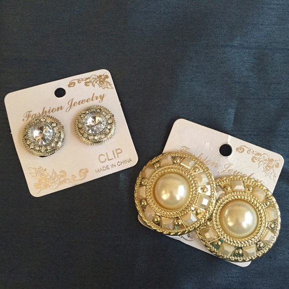 New Glamour Clip-on Earring Bundle - Picture 1 of 4