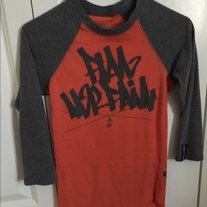 FLAG NOR FAIL baseball tee