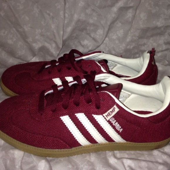 adidas samba hemp burgundy