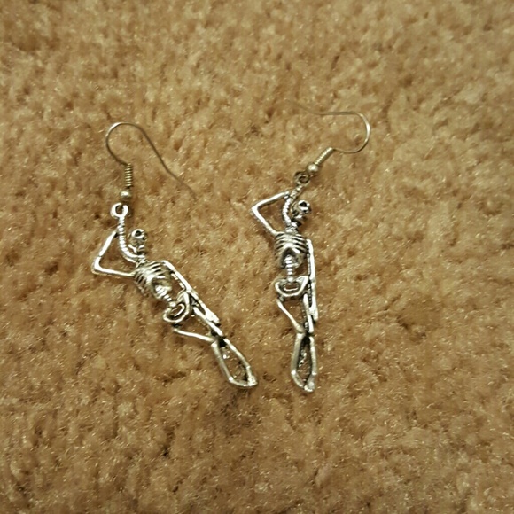 Skeleton earrings
