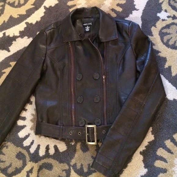 Faux Leather Jacket